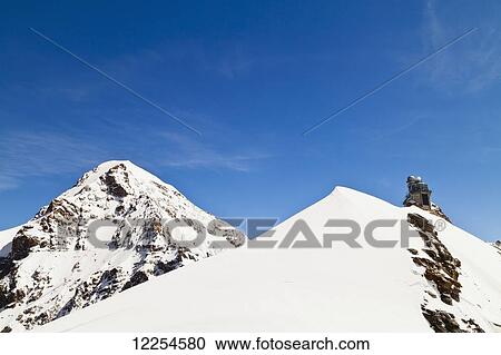 Stock Image - Jungfraujoch; Bernese Oberland, Switzerland. Fotosearch