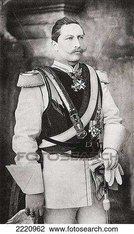 Stock Image - Kaiser Wilhelm Ii, 1859. Fotosearch