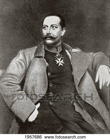 Stock Photograph - Kaiser Wilhelm Ii, 1859 ÃƒÂ¢Ã¢â€šÂ¬Ã¢â‚¬Å“1941. Last German Emperor And King Of Prussia. From La Esfera, 1914.. Fotosearch