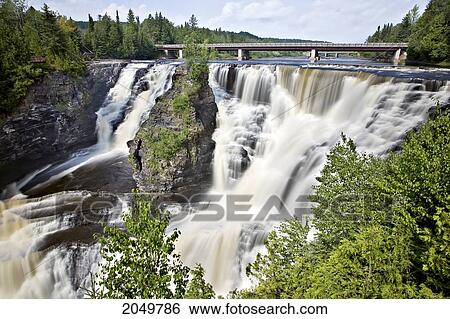 Stock Photograph - Kakabeka Falls On The Kaministiquia River, West Of Thunder Bay, Ontario. Fotosearch