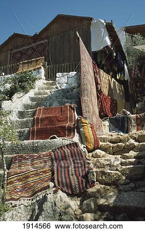 Kalekoy Carpets Shops View Large Photo Image Stock Photograph - Kalekoy Carpets Shops. Fotosearch