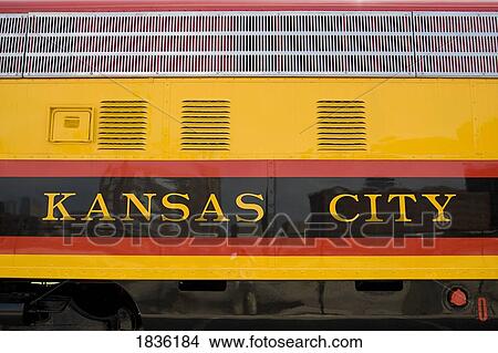Picture - Kansas City, Missouri, Usa; Side Of Locomotive Engine. Fotosearch