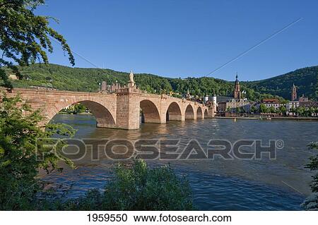 Karl-Theodor Bridge (Old Bridge) Over The Neckar River, Heidelberg, Baden-Wurttemberg, Germany View Large Photo Image Stock Image - Karl-Theodor Bridge (Old Bridge) Over The Neckar River, Heidelberg, Baden-Wurttemberg, Germany. Fotosearch