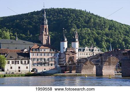 Karl-Theodor Bridge (Old Bridge) Over The Neckar River, Heidelberg, Baden-Wurttemberg, Germany View Large Photo Image Stock Photo - Karl-Theodor Bridge (Old Bridge) Over The Neckar River, Heidelberg, Baden-Wurttemberg, Germany. Fotosearch