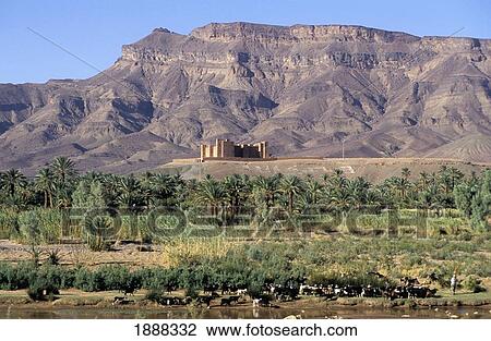 Kasbah At Tamnougalt View Large Photo Image Stock Image - Kasbah At Tamnougalt. Fotosearch