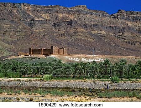 Stock Photo - Kasbah Of Timiderte In Draa Valley. Fotosearch