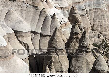 Stock Image - Kasha-Katuwe Tent Rocks National Monument; New Mexico, United States of America. Fotosearch