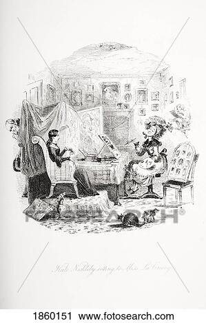 Kate Nickleby Sitting To Miss La Creevy Illustration From The Charles Dickens Novel Nicholas Nickleby By H. K. Browne Known As Phiz View Large Photo Image Stock Image - Kate Nickleby Sitting To Miss La Creevy Illustration From The Charles Dickens Novel Nicholas Nickleby By H. K. Browne Known As Phiz. Fotosearch