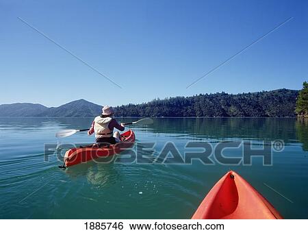Kayaking Around Marlborough Sound View Large Photo Image Stock Photograph - Kayaking Around Marlborough Sound. Fotosearch
