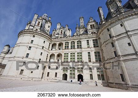 Keep Of The Chateau De Chambord, France View Large Photo Image Stock Image - Keep Of The Chateau De Chambord, France. Fotosearch