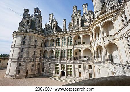 Stock Photo - Keep Of The Chateau De Chambord, France. Fotosearch