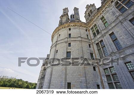Keep Of The Chateau De Chambord, France View Large Photo Image Stock Photo - Keep Of The Chateau De Chambord, France. Fotosearch