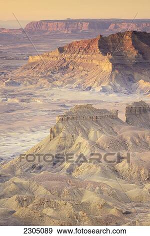 Stock Photo - Kelly Grade Overlook In The Grand Staircase - Escalante Monument Area; Utah Usa. Fotosearch
