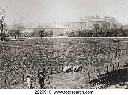 Kensington Palace, Kensington Gardens, London, England In The Late 19Th Century. From London, Historic And Social, Published 1902. View Large Photo Image Stock Image - Kensington Palace, Kensington Gardens, London, England In The Late 19Th Century. From London, Historic And Social, Published 1902.. Fotosearch