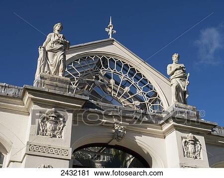 Stock Image - Kew Gardens Temperate House; London, England. Fotosearch