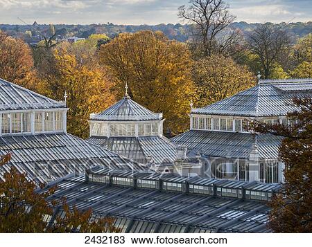Stock Image - Kew Gardens Temperate House; London, England. Fotosearch