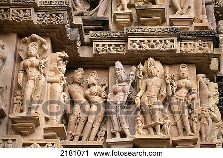 Khajuraho Temples Madya Pradesh India View Large Photo Image Stock Image - Khajuraho Temples Madya Pradesh India. Fotosearch