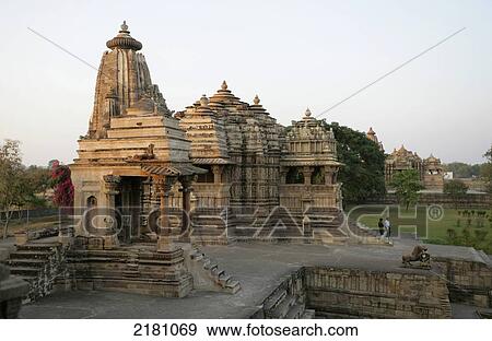 Stock Photo - Khajuraho Temples Madya Pradesh India. Fotosearch