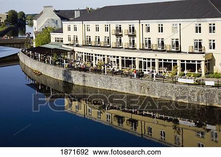 Stock Image - Kilkenny, County Kilkenny, Ireland; River Nore In Kilkenny Town. Fotosearch
