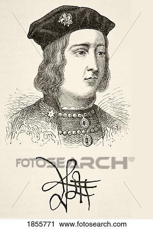 Stock Image - King Edward Iv Of England 1442 To 1483. From The National And Domestic History Of England By William Aubrey Published London Circa 1890. Fotosearch