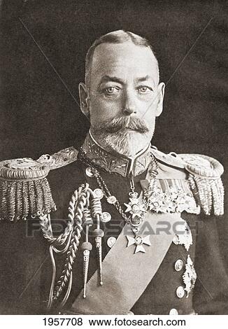 Stock Photo - King George V. George Frederick Ernest Albert, 1865. Fotosearch