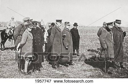 King George V Visits The Western Front In November, 1915. The Prince Of Wales, Later King Edward Viii, On The Extreme Left And King George And General Joffe On The Extreme Right. George V, George Frederick Ernest Albert, 1865 View Large Photo Image Stock Photo - King George V Visits The Western Front In November, 1915. The Prince Of Wales, Later King Edward Viii, On The Extreme Left And King George And General Joffe On The Extreme Right. George V, George Frederick Ernest Albert, 1865. Fotosearch