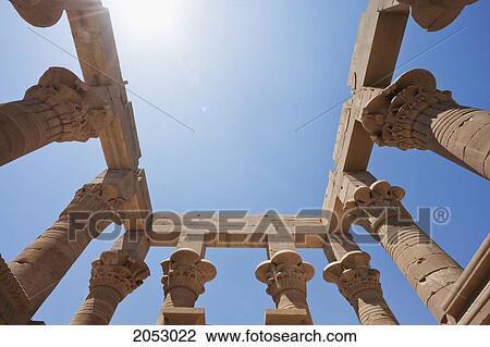 Kiosk Of Emperor Trajan On The Island Of Philae, Aswan, Egypt View Large Photo Image Stock Image - Kiosk Of Emperor Trajan On The Island Of Philae, Aswan, Egypt. Fotosearch