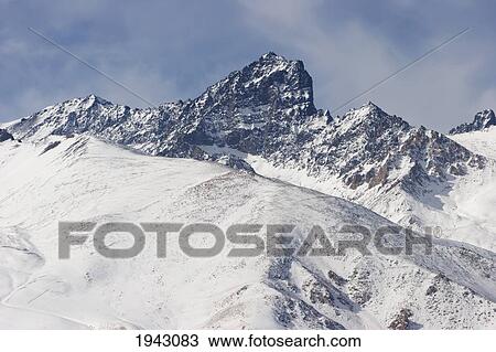 Stock Image - Koh-I-Baba (Grandfather Of The Mountains) Range As Seen From The Hajigak Pass, Vardak Province, Afghanistan. Fotosearch