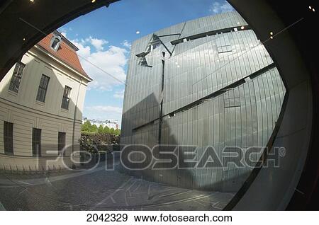 Stock Photo - Kollegienhaus And The Libeskind Building Of The Jewish Museum, Berlin, Germany. Fotosearch