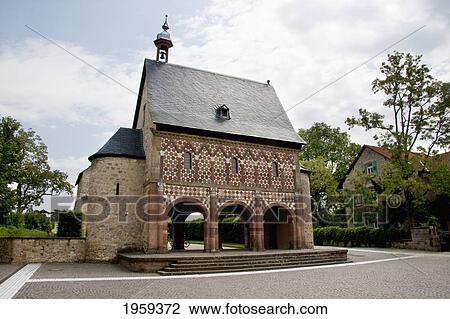 Stock Image - Konigshalle Or Torhalle (King's Hall Or Gatehouse) To The Abbey And Altenmunster Of Lorsch In Lorsch, Germany. Fotosearch