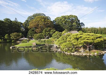 Koraku-En Gardens; Okayama, Okayama Prefecture, Japan View Large Photo Image Picture - Koraku-En Gardens; Okayama, Okayama Prefecture, Japan. Fotosearch