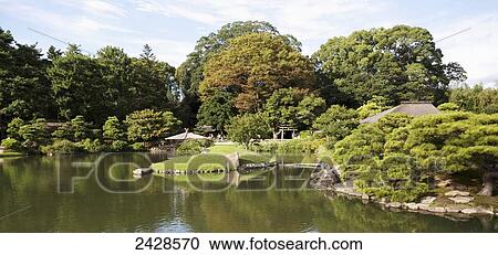 Koraku-En Gardens; Okayama, Okayama Prefecture, Japan View Large Photo Image Stock Image - Koraku-En Gardens; Okayama, Okayama Prefecture, Japan. Fotosearch