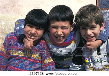 Stock Photo - Kosovan Refugees, Tirana, Albania. Fotosearch