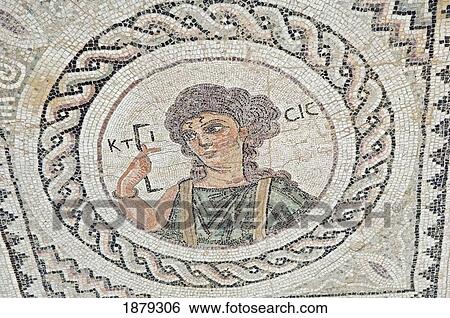 Kourion Mosaic, Close Up View Large Photo Image Stock Photograph - Kourion Mosaic, Close Up. Fotosearch