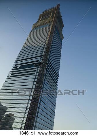 Kowloon, Hong Kong, China, Asia; Low Angle View Of Modern Urban Office Building View Large Photo Image Stock Image - Kowloon, Hong Kong, China, Asia; Low Angle View Of Modern Urban Office Building. Fotosearch