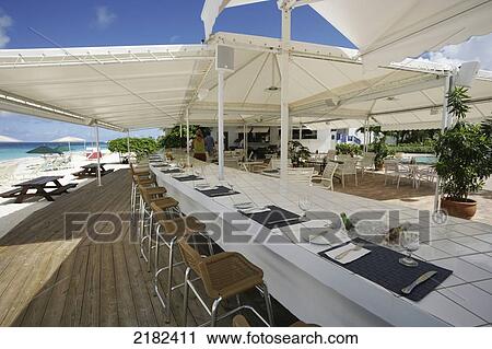 Stock Image - Ku Hotel, Shoal Bay, Anguilla. Fotosearch