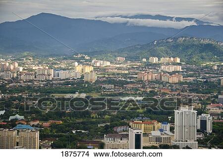 Kuala Lumpur, Malaysia; A View Of The City View Large Photo Image Picture - Kuala Lumpur, Malaysia; A View Of The City. Fotosearch