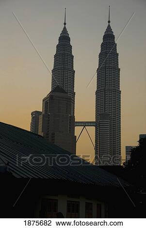 Kuala Lumpur, Malaysia; Petronas Towers View Large Photo Image Stock Image - Kuala Lumpur, Malaysia; Petronas Towers. Fotosearch