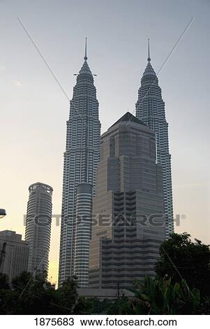 Stock Image - Kuala Lumpur, Malaysia; Petronas Towers. Fotosearch