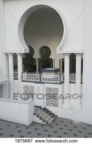 Stock Photo - Kuala Lumpur, Malaysia; Two Levels In The Interior Of A Building. Fotosearch