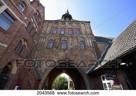 Stock Photo - Kuetertor (Kuetertor Gate), Stralsund, Germany. Fotosearch