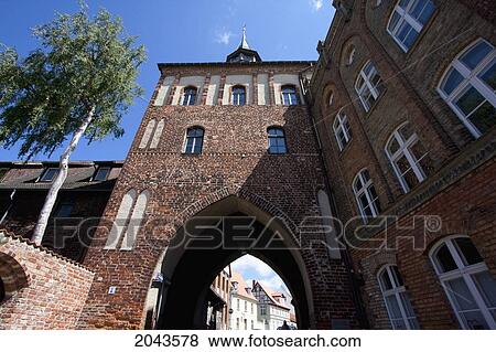 Kuetertor (Kuetertor Gate), Stralsund, Germany View Large Photo Image Stock Photo - Kuetertor (Kuetertor Gate), Stralsund, Germany. Fotosearch