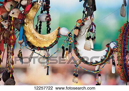 Stock Image - Kula Rings which are traded throughout the Trobriand Islands; Trobriand Islands, Papua New Guinea. Fotosearch