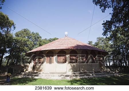 Stock Photo - Kuskuam Church; Gondar, Ethiopia. Fotosearch