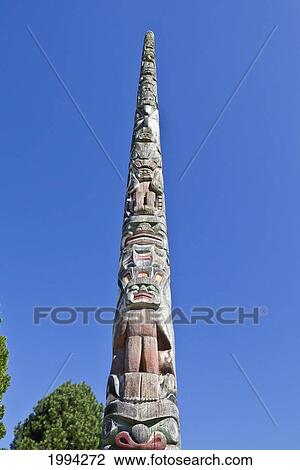 Kwakiutl Totem Pole, Carved By Mungo Martin With Henry Hunt & David Martin By The Maritime Museum, Vancouver, British Columbia, Canada View Large Photo Image Stock Image - Kwakiutl Totem Pole, Carved By Mungo Martin With Henry Hunt & David Martin By The Maritime Museum, Vancouver, British Columbia, Canada. Fotosearch