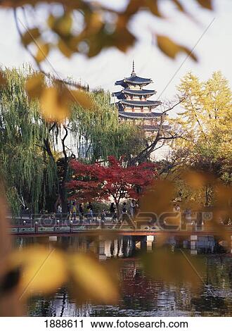 Stock Image - Kyongbok Palace, Seoul. Fotosearch