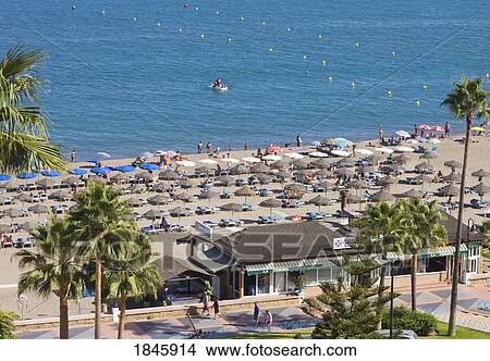 La Carihuela Beach; Torremolinos, Costa Del Sol, Malaga Province, Spain View Large Photo Image Picture - La Carihuela Beach; Torremolinos, Costa Del Sol, Malaga Province, Spain. Fotosearch