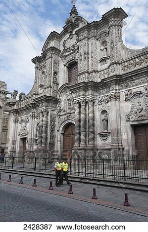 La Compania; Quito, Ecuador View Large Photo Image Stock Photo - La Compania; Quito, Ecuador. Fotosearch