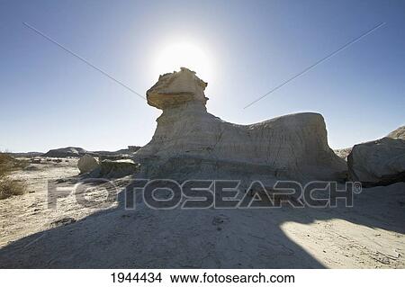 La Esfinge Formation, Valle de la Luna (Moon Valley), Ischigualasto Natural Park, San Juan, Argentina View Large Photo Image Picture - La Esfinge Formation, Valle de la Luna (Moon Valley), Ischigualasto Natural Park, San Juan, Argentina. Fotosearch