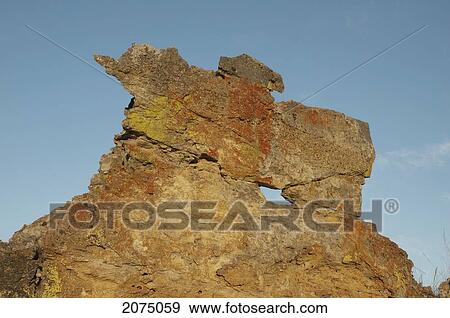 Stock Photo - La Fenetre D'isalo Rock Formation, Isalo National Park, Fianarantsoa Province, Madagascar. Fotosearch